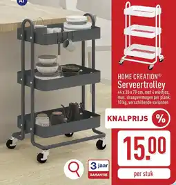 ALDI Home Creation Serveertrolley aanbieding
