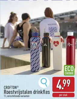 ALDI Crofton Roestvrijstalen Drinkfles aanbieding