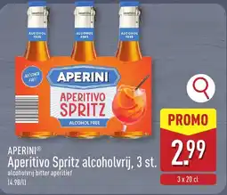 ALDI APERINI Aperitivo Spritz alcoholvrij, 3 st. aanbieding