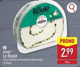 ALDI RIANS Le Roulé aanbieding
