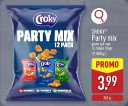 ALDI CROKY Party mix aanbieding