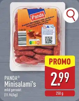 ALDI PANDA Minisalami's aanbieding