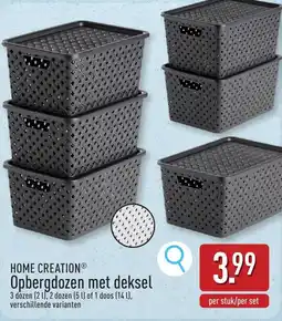 ALDI HOME CREATION Opbergdozen met deksel aanbieding