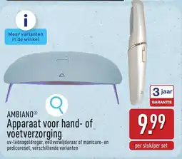 ALDI AMBIANO Apparaat voor hand- of voetverzorging aanbieding