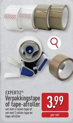 ALDI EXPERTIZ Verpakkingstape of tape-afroller aanbieding