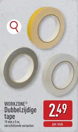 ALDI WORKZONE Dubbelzijdige tape aanbieding