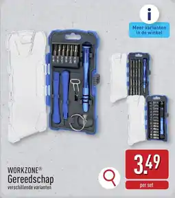 ALDI WORKZONE Gereedschap aanbieding