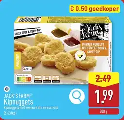 ALDI JACK'S FARM Kipnuggets aanbieding