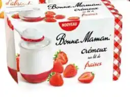 Bidfood Bonne maman romige yoghurt op een bedje van aardbeien glas pot aanbieding