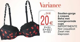 Cora Soutien-gorge a coques Beha met voorgevormde cups Impertinente aanbieding
