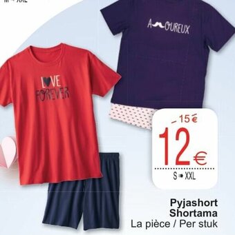 Pyjashort Shortama
