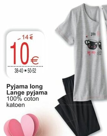 Pyjama long Lange pyjama