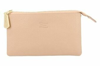 Berca Shoes Crinkles Portefeuille Dames Geldbeugel Groot 16x9x3 Cm - Roze aanbieding