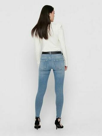 Only Broek Blush Life Lengte 32 - Blauw