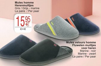 Cora Mules homme Herenmuiltjes aanbieding