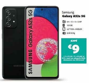 Base Samsung galaxy a52s 5g aanbieding
