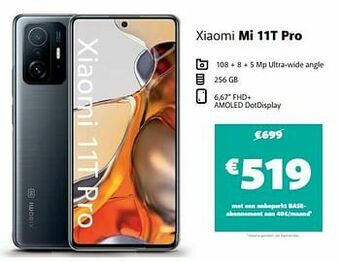 Base Xiaomi mi 11t pro aanbieding
