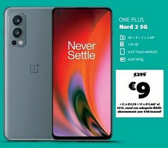 Base One plus nord 2 5g aanbieding