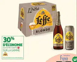 Auchan Leffe blonde aanbieding