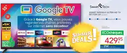 Eldi Smart google ultra HD TV 55" aanbieding