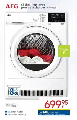 Eldi Sèche-linge avec pompe à chaleur aanbieding