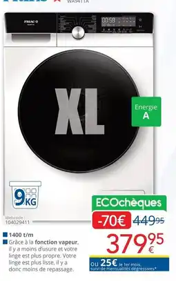 Eldi Frigidaire WA9411A aanbieding