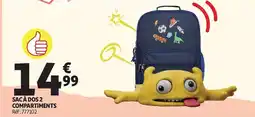 Auchan Sac à dos 2 compartiments aanbieding