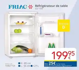 Eldi Réfrigérateur de table aanbieding