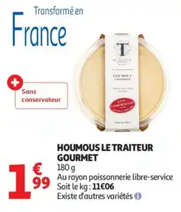 Auchan Houmous le traiteur gourmet aanbieding