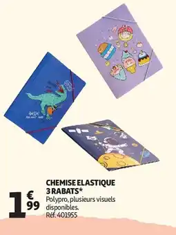 Auchan Chemise elastique 3 rabats* aanbieding