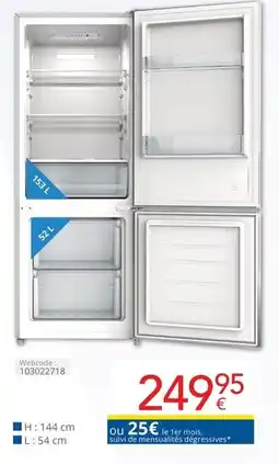 Eldi frigidaire aanbieding