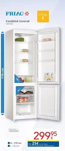 Eldi Combiné inversé UD3352 aanbieding