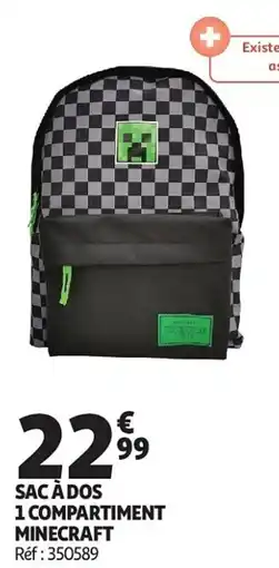 Auchan Sac à dos minecraft aanbieding