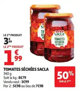 Auchan Tomates séchées sacla aanbieding