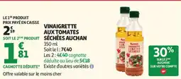 Auchan Vinaigrette aux tomates sèchées Auchan aanbieding