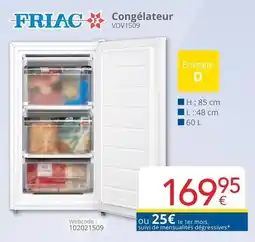 Eldi Congélateur VDV1509 aanbieding