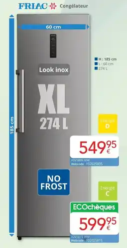Eldi Congélateur aanbieding