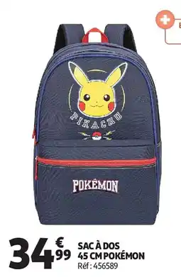 Auchan Sac à dos pokemon aanbieding