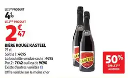 Auchan Bière rouge kasteel aanbieding