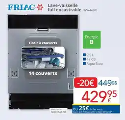 Eldi Lave-vaisselle full encastrable aanbieding