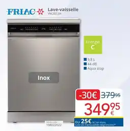Eldi Lave-vaisselle Friac aanbieding