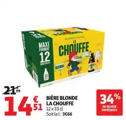Auchan Bière blonde la chouffe aanbieding