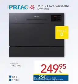 Eldi Mini - Lave-vaisselle aanbieding