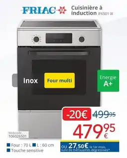 Eldi Cuisinière à induction aanbieding