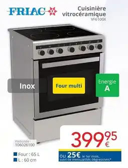 Eldi Cuisinière vitrocéramique aanbieding