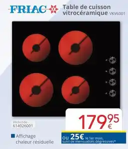 Eldi Table de cuisson vitrocéramique aanbieding