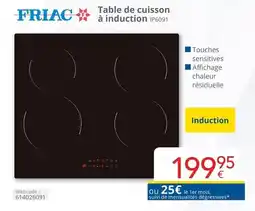 Eldi Table de cuisson à induction aanbieding