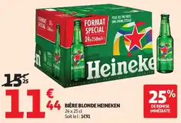 Auchan Bière blonde heineken aanbieding