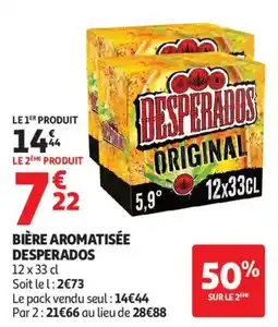 Auchan Bière aromatisée desperados aanbieding