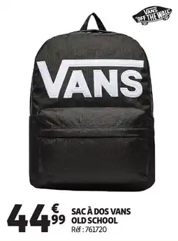 Auchan Sac à dos vans old school aanbieding